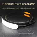 Led COB Wide Angle Waterproof Rechargeable Headlamp